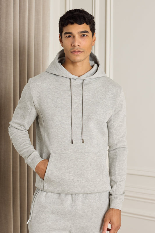 Luxe Hoodie - Grey Marl